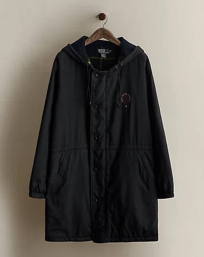 Vintage Logo Hooded Coat - Size M