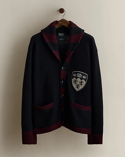 c. 2015 Crest Wool Cardigan - Size L