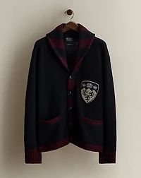 c. 2015 Crest Wool Cardigan - Size L