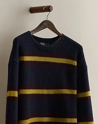 1995 Striped Wool Sweater  - Size M