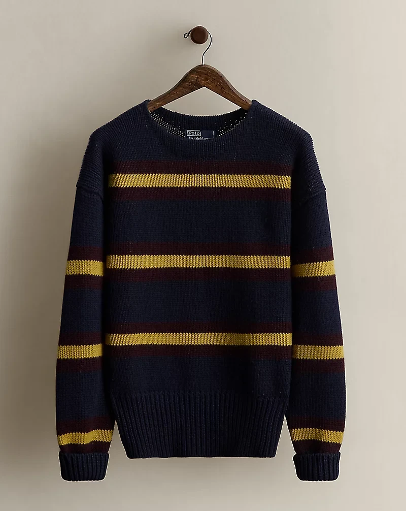 1995 Striped Wool Sweater  - Size M
