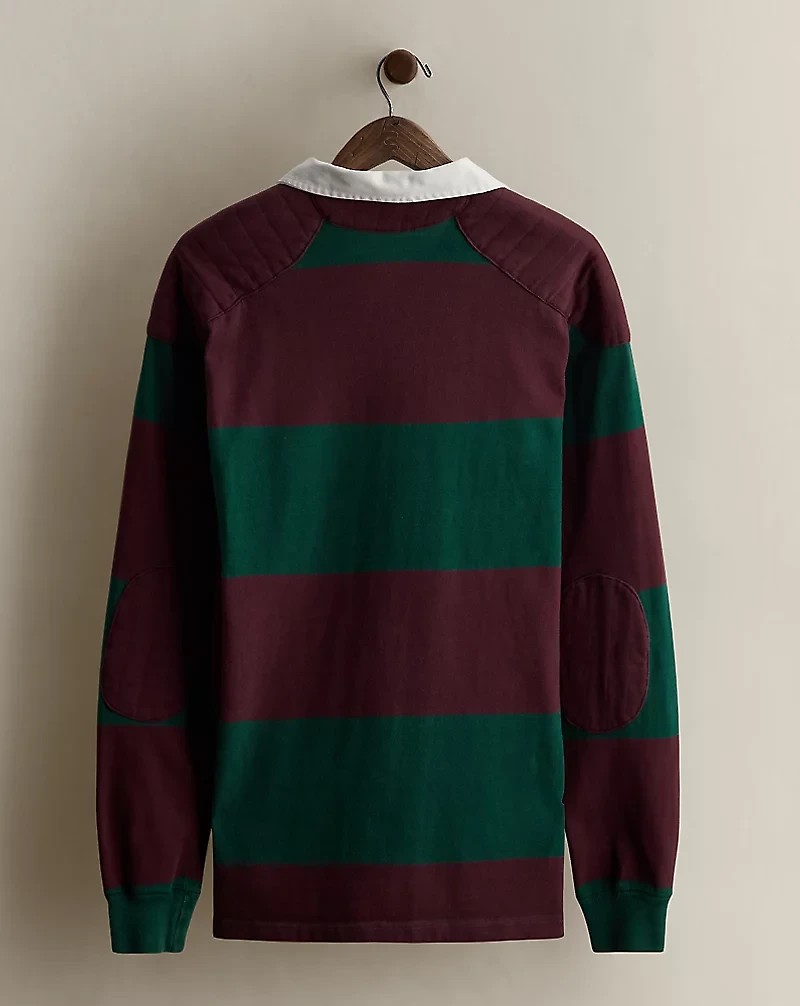 1989 Crest Striped Rugby Shirt - Size L