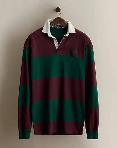 1989 Crest Striped Rugby Shirt - Size L