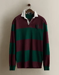 1989 Crest Striped Rugby Shirt - Size L
