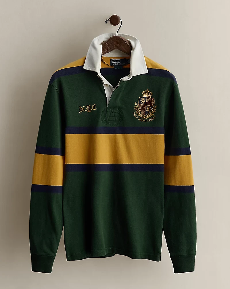 c. 2015 Striped Rugby Shirt - Size M