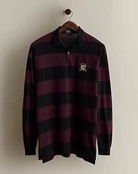1989 Crest Striped Polo Shirt - Size L