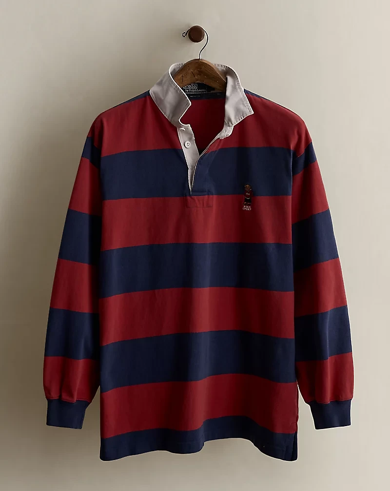 1993 Polo Bear Rugby Shirt - Size L