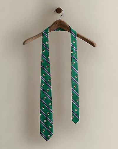 Vintage Handmade Striped Silk Tie