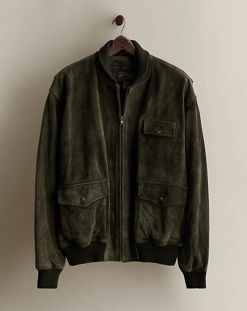 c. 2000 Suede Jacket - Size XL