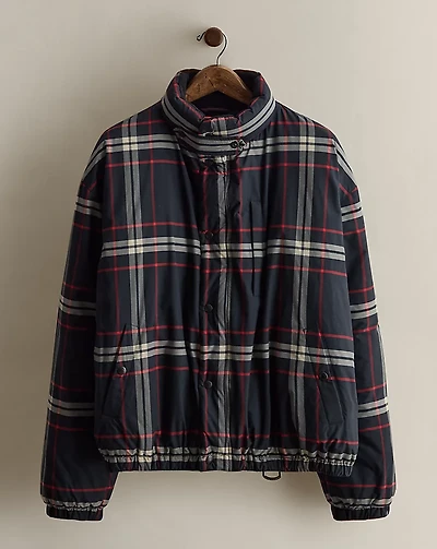 c. 2000 Plaid Down Jacket - Size XL