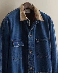 c. 1990 Denim Barn Jacket - Size L