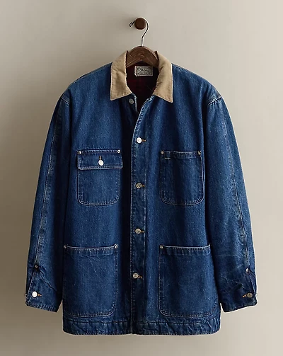 c. 1990 Denim Barn Jacket - Size L