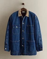c. 1990 Denim Barn Jacket - Size L