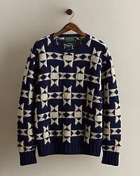 1996 Hand-Knit Wool Sweater - Size M