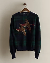 1989 Duck-Intarsia Wool Sweater - Size M