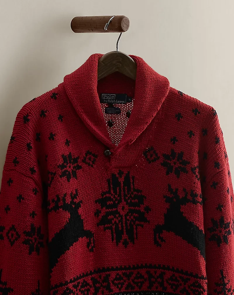 1988 Hand-Knit Sweater - Size XL