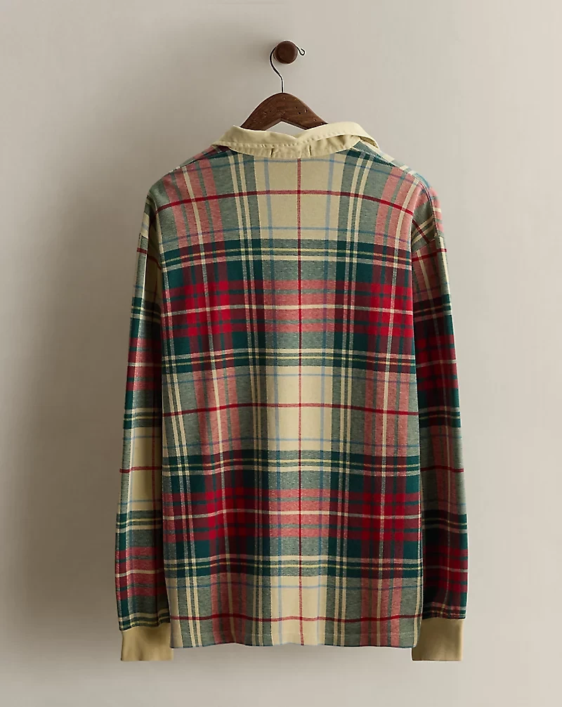 c. 1995 Plaid Rugby Shirt - Size XL