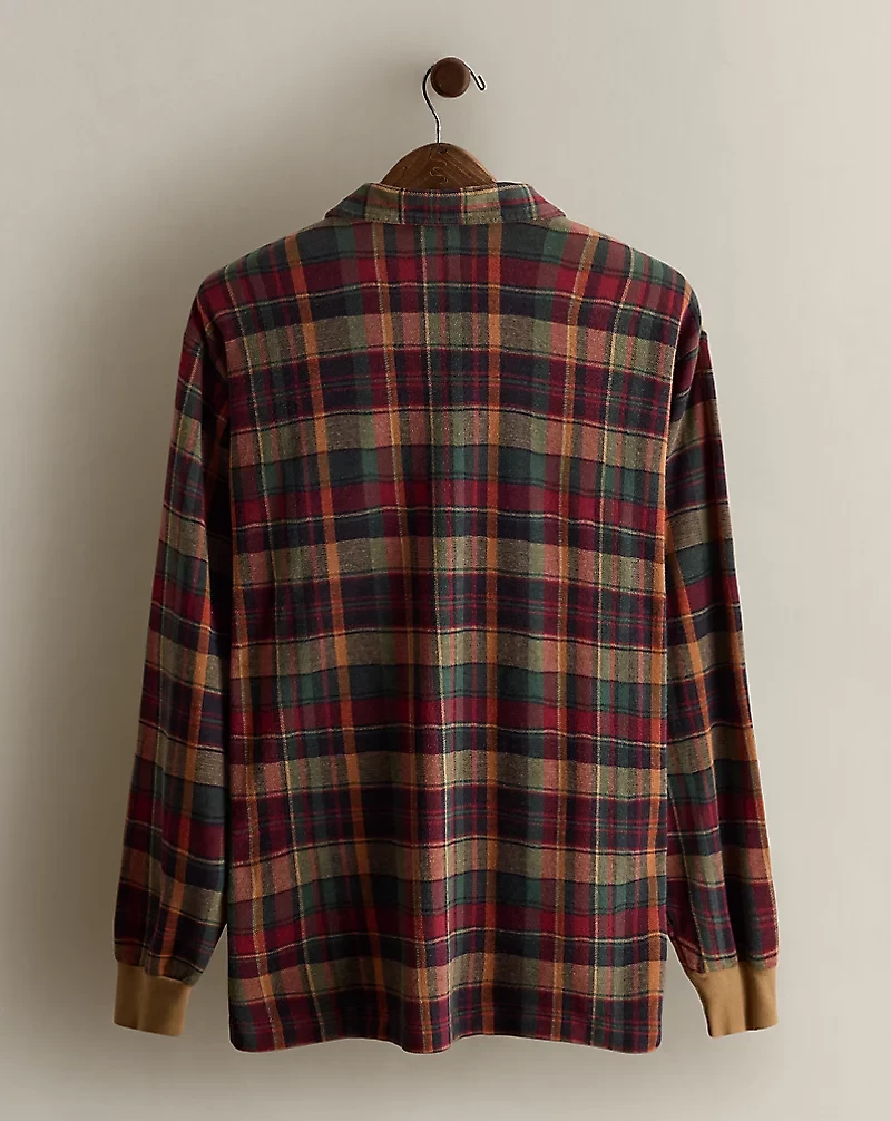 1995 Plaid Popover Shirt - Size L