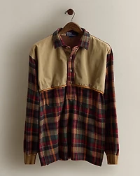 1995 Plaid Popover Shirt - Size L