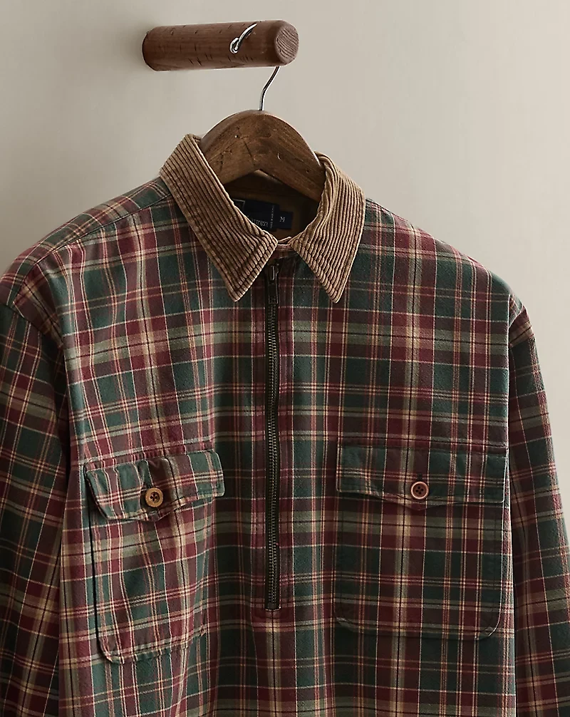 c. 1995 Plaid Workshirt - Size M