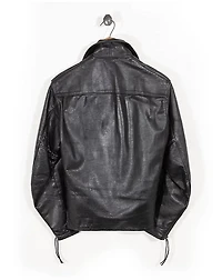 1950s–’60s Leather Moto Jacket - Size 40