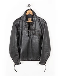 1950s–’60s Leather Moto Jacket - Size 40