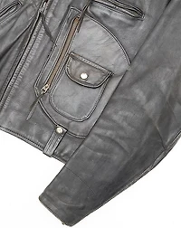 1950s–’60s Leather Moto Jacket