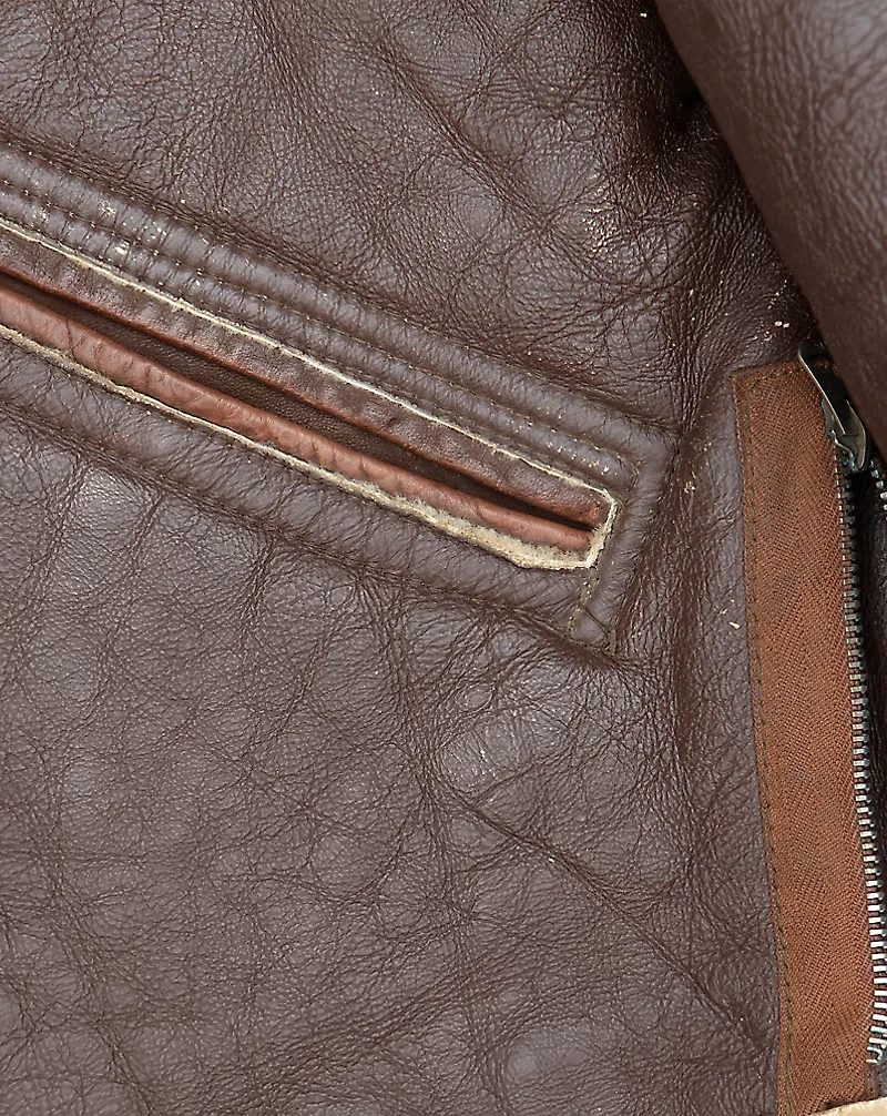 B-9 Shearling-Leather Jacket - Size 40