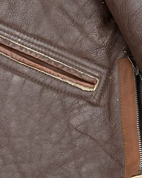 B-9 Shearling-Leather Jacket - Size 40