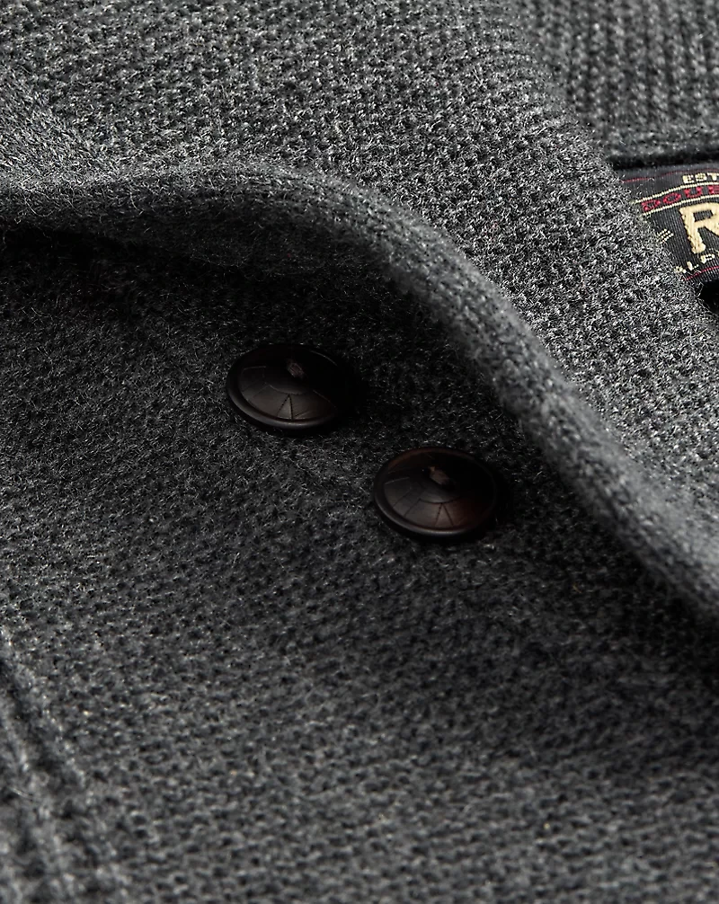 Waffle-Knit Cashmere Cardigan