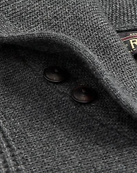Waffle-Knit Cashmere Cardigan
