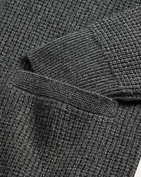 Waffle-Knit Cashmere Cardigan