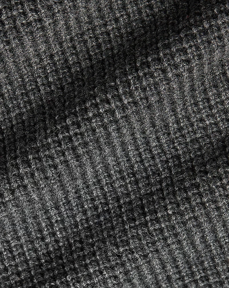 Waffle-Knit Cashmere Cardigan