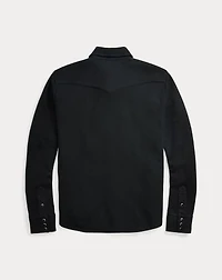 Wool-Cashmere Western Shirt Sweater