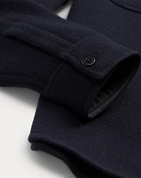 Birdseye Jacquard Wool Workshirt Sweater