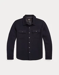Birdseye Jacquard Wool Workshirt Sweater