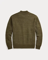 Cotton-Wool Full-Zip Sweater