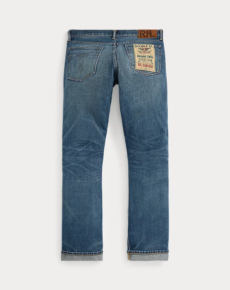 Slim Boot Sutton Repaired Selvedge Jean