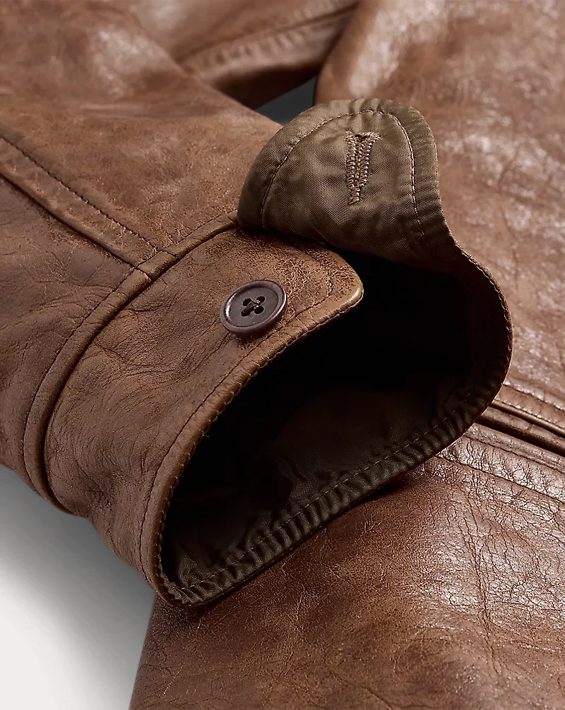 Leather Car Coat
