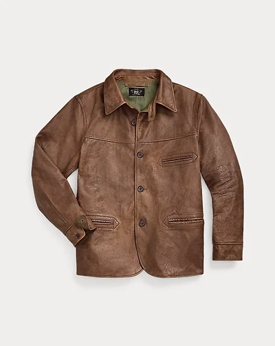 Leather Car Coat