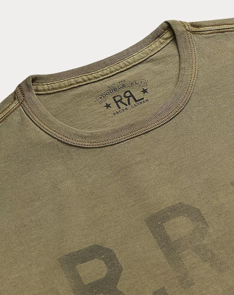Garment-Dyed Logo Jersey T-Shirt