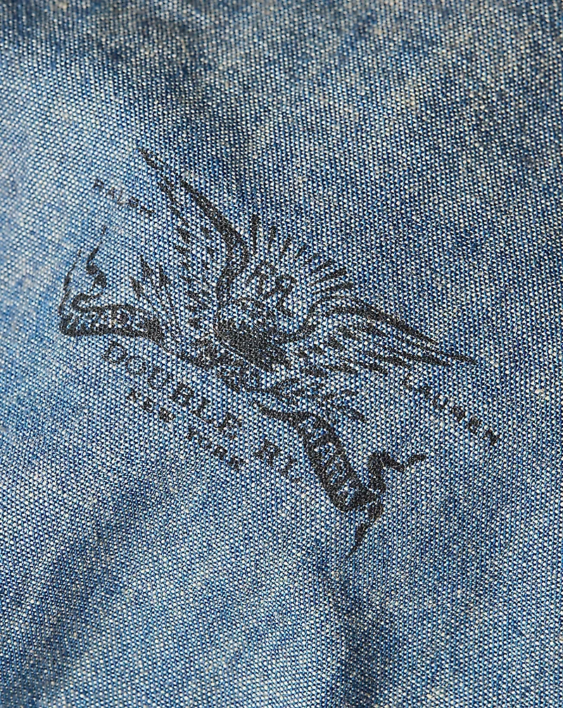 Indigo Denim Newsboy Cap