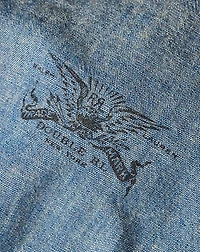 Indigo Denim Newsboy Cap