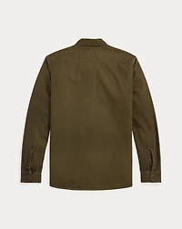Garment-Dyed Herringbone Twill Workshirt