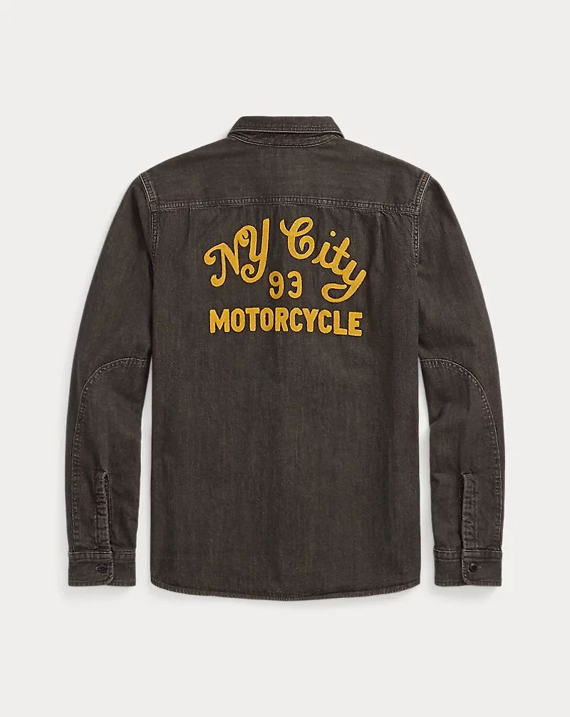 Embroidered Denim Workshirt