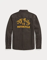 Embroidered Denim Workshirt