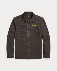 Embroidered Denim Workshirt