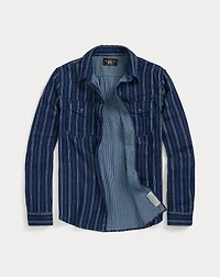 Indigo Striped Double-Faced Workshirt