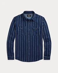 Indigo Striped Double-Faced Workshirt