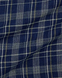 Indigo Plaid Double-Faced Workshirt